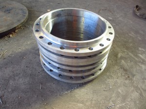 Rolled flange